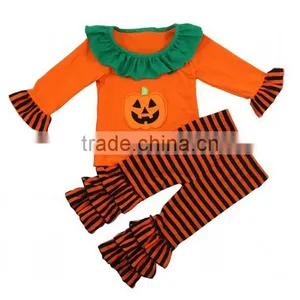 Wholesale Children's Boutique Clothing Children's Latest Halloween Design Baby Clothes YIWU Supplier thumbnail-1