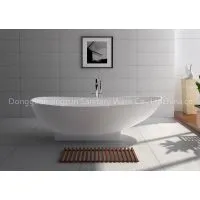 Artificial Stone Bathtub Freestanding Bathtub thumbnail-2