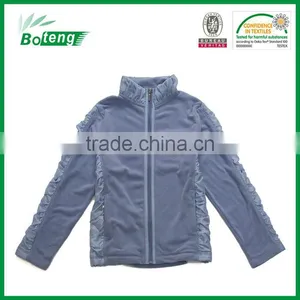 Ladies Fashion Polar Micro Fleece Jacket With Wrinkle Effect thumbnail-1