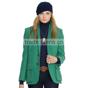Custom Elbow Patch Boyfriend Winter Jacket thumbnail-2