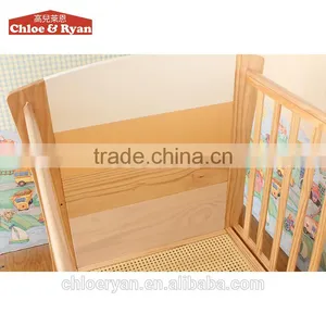 Baby Cot Bed Prices Adjustable Convertible Multi-purpose Standard Bedroom Wooden Nursery Baby Furniture thumbnail-5