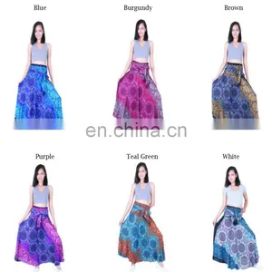 Lofbaz Bohemian Women's Long Skirt Hippie Style One Size Fits for All thumbnail-2