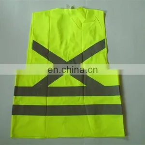 Adult Jackets Yellow High Visibility Reflective Safety Vest thumbnail-1