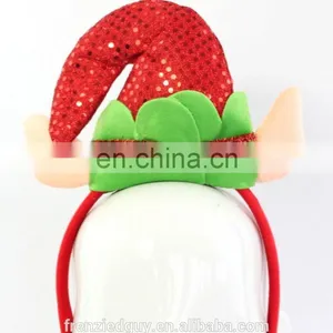 Wholesale Cheap Cute Christmas Headband With Elf Hat thumbnail-3