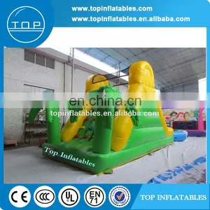 Inflatable Coconut Slide Trampoline Combo With Slide Bouncer Inflatable Amusing Coconut Slide Combo thumbnail-1