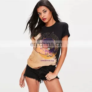 2017 High Quality Summer New Fashion Women T Shirt Ladies Printed Tee Shirt thumbnail-2