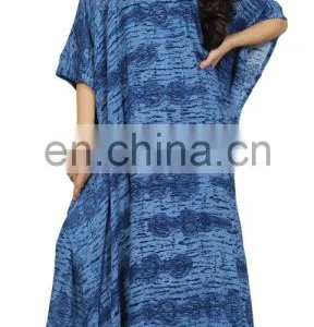 Printed Kaftans Collection 2017 / Women Decent Daily Casual Wear Ankle Length Kaftans (kaftan Dress) thumbnail-5