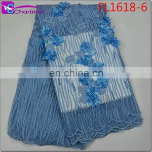 High Quality Women Dress African Lace Fabrics FL1618 thumbnail-1