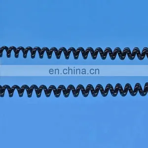 Spring Wire Coiled Cable/telephone Spring Cable Low Voltage Flexible Retractable Spiral Spring Coiled Cable thumbnail-2