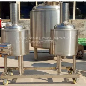 3 Vessel 500L Beer Brewing Equipment for Micro Brewery Beer Producing Setup thumbnail-1