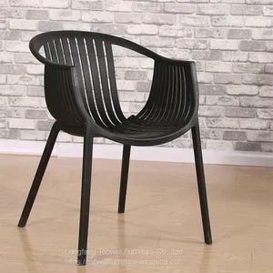 DC-6041 Topwell Modern Design Plastic Chair Dining Chair Round Back Chair thumbnail-5