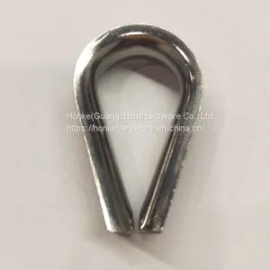 European Type Hot Dipped Electric Galvanized Din Type Wire Rope Thimble thumbnail-2