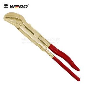 WEDO Non Sparking Aluminium Bronze DIN5234 Water Pump Pliers, Swedish Type 45° thumbnail-1