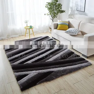High Quality Fashionable Polyester 3D Shaggy Rug New Design thumbnail-1