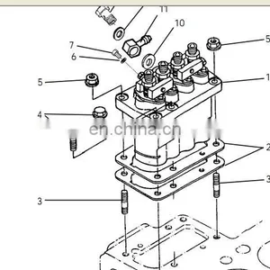 V2203 Injection Pump Assembly 25-39352-00 thumbnail-1