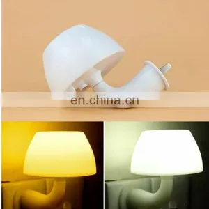 Upgraded Automatic Light Sensor Sound Sensor Control Night Light Mini 220v UK US EU Plug Led Night Lamp Light thumbnail-3