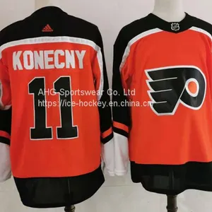 Philadelphia Flyers #11 Konecny Orange Jersey thumbnail-1