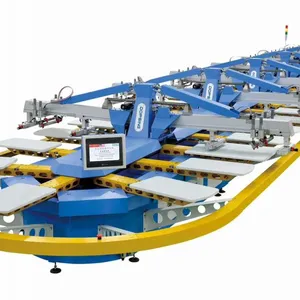 China Factory T Shirt Oval Screen Printing Machine t- Shirts Silk Screen Printer Printing Equipment thumbnail-2