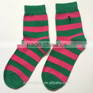 2015 Hot Saling Women Bright-coloured Socks Stripe Sock thumbnail-1