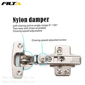 Filta Self Closing Two Way 4d Adjustable Soft Close Cabinet Kitchen Hinge thumbnail-2