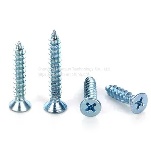 Flat Trim Head Drywall Screw Cross Recessed C1022 Needle Tail Screw Hardware Screws Manufacturer thumbnail-1