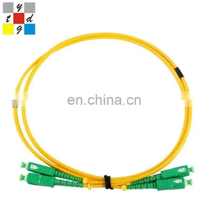2021 YaTai Yellow sc 1 Core Ftth Fiber Optical Drop Cable Patch Cord thumbnail-2