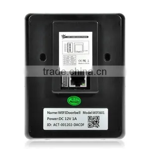 Smash Hit Wireless Wifi Video Door Phone With Wireless Door Bell Indoors Rainproof Cover Motion Detection Alarm Function Support thumbnail-5