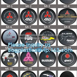 Custom Car Wheel Spare Wheel Cover Tyre, Spare Tire Cover, PVC, PU, Oxford, Nylon, Pajero Spare Tire Cover thumbnail-4