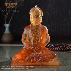 Factory Custom Production Lost-Wax Casting Crystal India God Religious Statue thumbnail-1