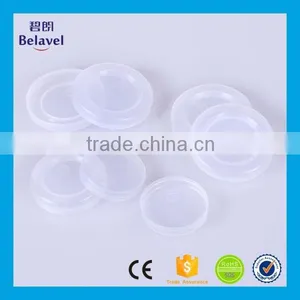Food Grade Cheap Pudding Jar Plastic Lid Transparent Plastic Milk Bottle Caps Quality Choice thumbnail-1