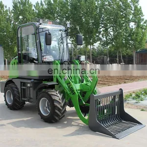Low Price China Year 4*4 Drivel Wheel Wheel Loader 0.8ton Zl08 Mini Steer Wheel Loaders for Sale thumbnail-2