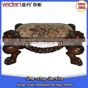 Antique Wooden Dresser Stool Bedroom Stool for Home/hotel Use thumbnail-6