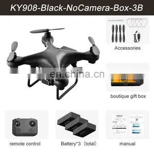 K908 Mini Folding Drone With 4K Dual Camera Quadcopter Obstacle Avoidance RC Drone Christmas Gifts Mini Drone KY908 thumbnail-4