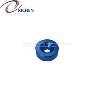 OEM Machining Custom Blue Anodized Aluminium Precision CNC Turning Machine Parts thumbnail-4