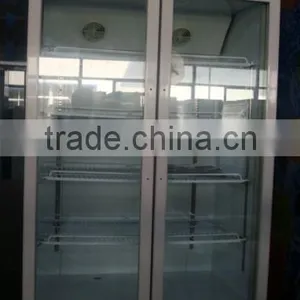 2 Door Beverage Cooler Beverage Display Cooler Fridge thumbnail-2