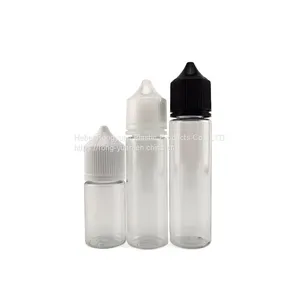 Plastic Pet 05 Transparent E-Liquid E-Juice Mechanical Dropper Packaging Bottle With Screw Cap thumbnail-4