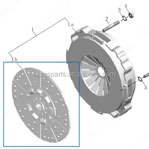 China Factory FD430A-1601200 Clutch Disc Assy Bus Auto Brake Discs thumbnail-4