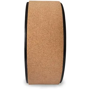 High Quality Yoga Wheel Customized High Density Cork Yoga Wheel for Balance Training thumbnail-2