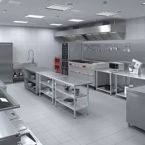 Stainless Steel Workbench, Suitable for Kitchen Food Preparation, Applicable to Commercial and Residential Use. thumbnail-3