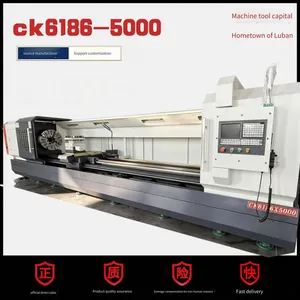 Cnc Lathe 6186 Cnc Machine Tool, 6186x5000 Cnc Horizontal Lathe, 5-meter Lathe thumbnail-1