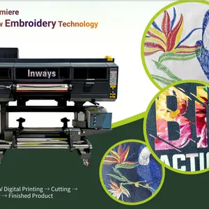 Textile Embroidery 3D Stereo Label UV DTF Printer for Fabrics thumbnail-3
