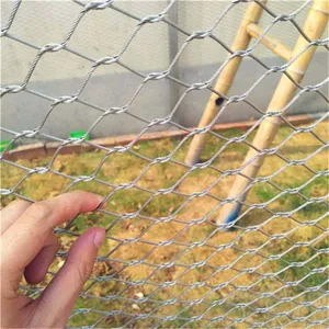 304 Stainless Steel X-Type Rope Mesh for Balustrade and Handrail Protection thumbnail-4
