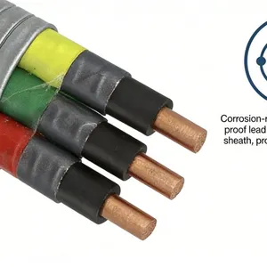 ESP Heavy-Duty Pump Electric Submersile Power Cable With Excellent Oil Resistance Properties-Iecex and EAC Certified thumbnail-3