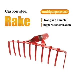 Heavy Duty Soil Rake for Farm Tool Suppliers Private Label Export for Farm Maintenance African Distribution Factory Bulk Order thumbnail-4
