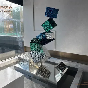 Colored Metal Sculpture thumbnail-1