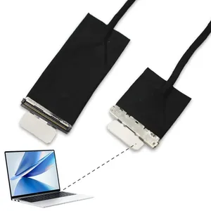 Micro Coax LVDS Cable 42AWG 30 Pin 0.5mm 100mm Cable Saaembly for Embedded Display Drone thumbnail-2