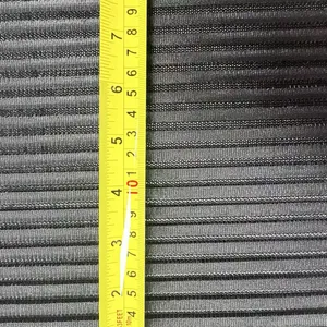 5MM Black 3D Stripe Spacer Fabric Weight of 550GSM With Great Burst Strength for Military Industry thumbnail-5
