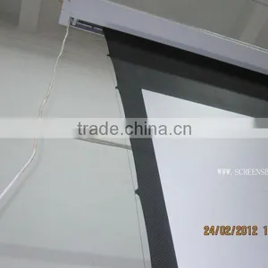 Soft Pvc Motorized Tab Tension Projection Screen/motorized Tab Tension Screen/electrical Tab Tension Projection Screen thumbnail-1