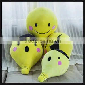 Custom Made Cartoon Design Plush Stuffed Emoji Cushion Wholesale thumbnail-1