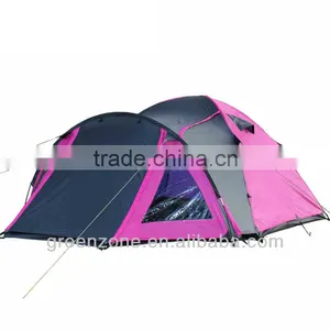 LYCT-009 Camping Fiberglass Double Roof Tent thumbnail-1